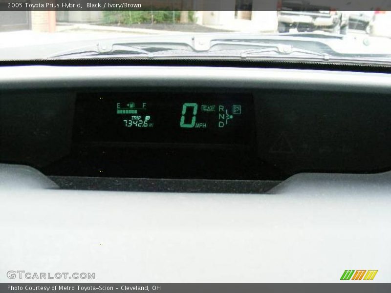 Black / Ivory/Brown 2005 Toyota Prius Hybrid