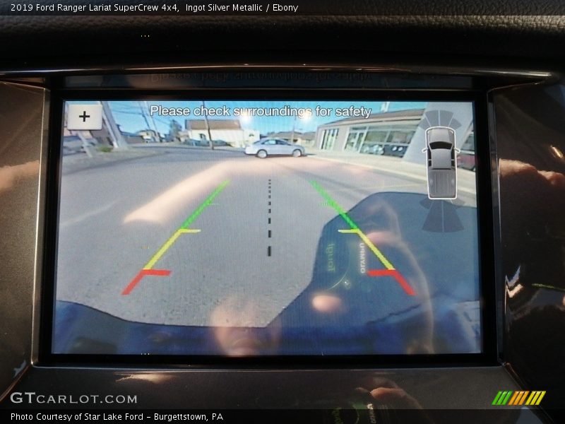 Ingot Silver Metallic / Ebony 2019 Ford Ranger Lariat SuperCrew 4x4