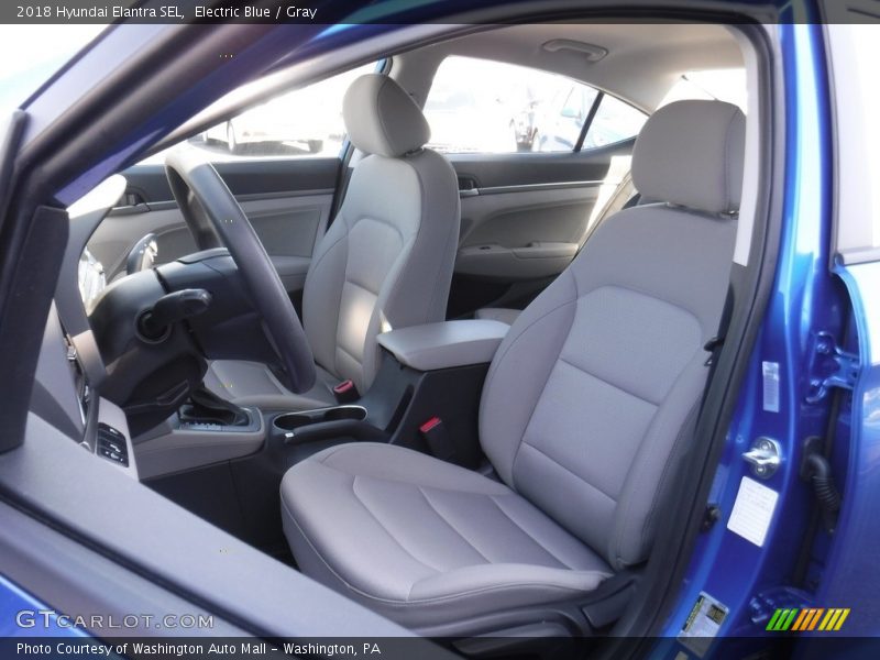 Electric Blue / Gray 2018 Hyundai Elantra SEL