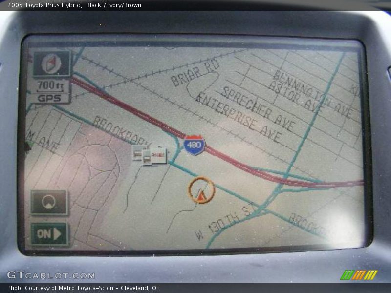 Black / Ivory/Brown 2005 Toyota Prius Hybrid