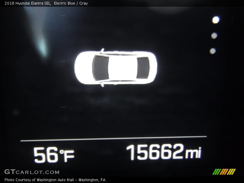 Electric Blue / Gray 2018 Hyundai Elantra SEL