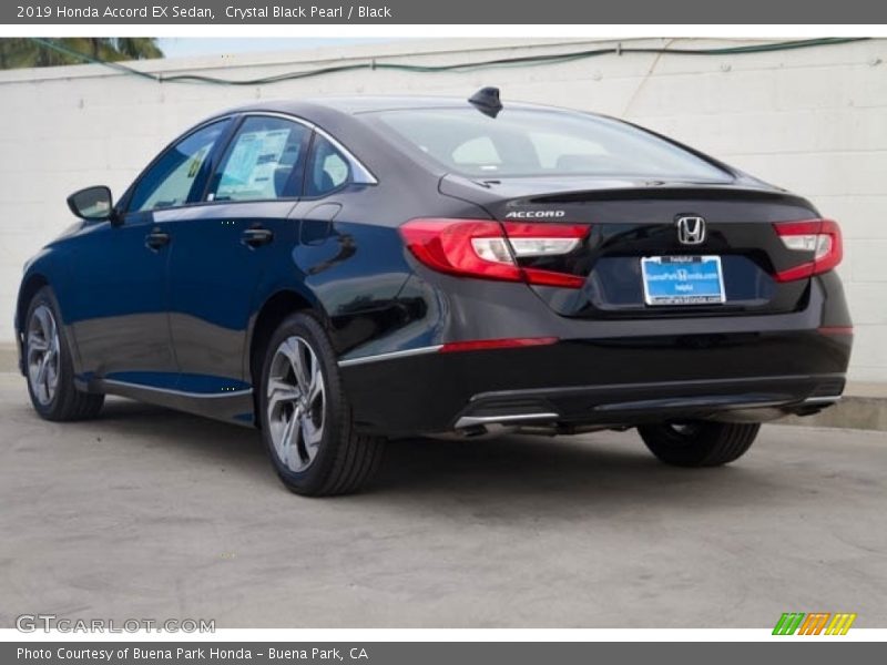 Crystal Black Pearl / Black 2019 Honda Accord EX Sedan