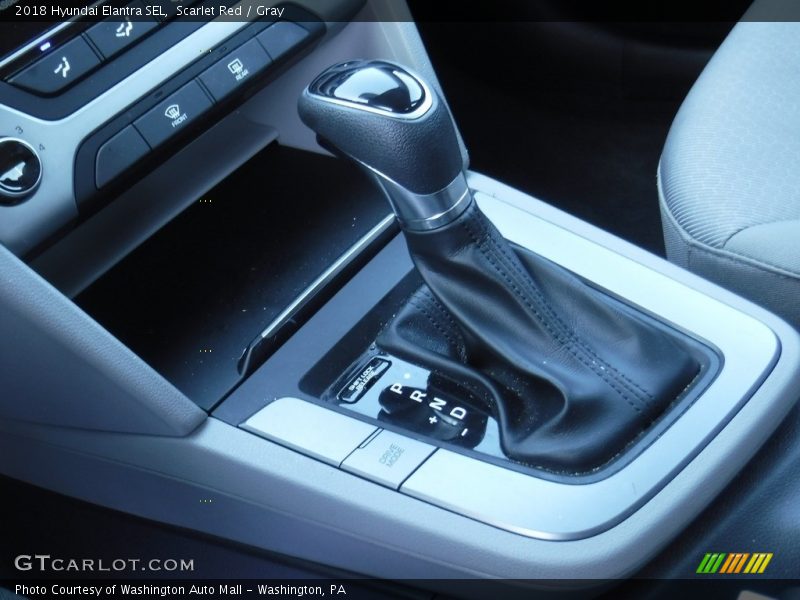 Scarlet Red / Gray 2018 Hyundai Elantra SEL