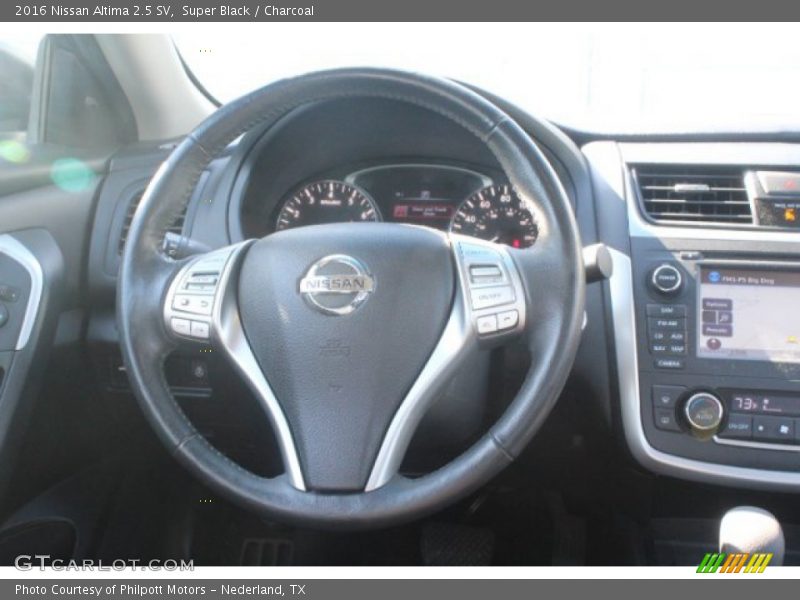 Super Black / Charcoal 2016 Nissan Altima 2.5 SV