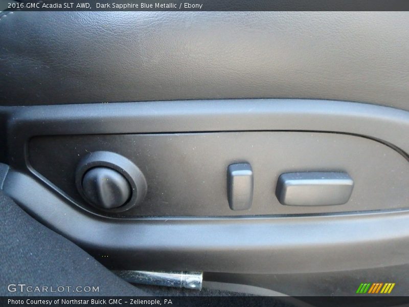 Dark Sapphire Blue Metallic / Ebony 2016 GMC Acadia SLT AWD