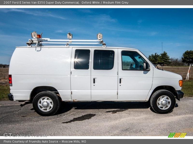Oxford White / Medium Flint Grey 2007 Ford E Series Van E350 Super Duty Commercial