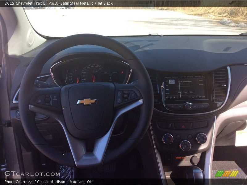 Satin Steel Metallic / Jet Black 2019 Chevrolet Trax LT AWD
