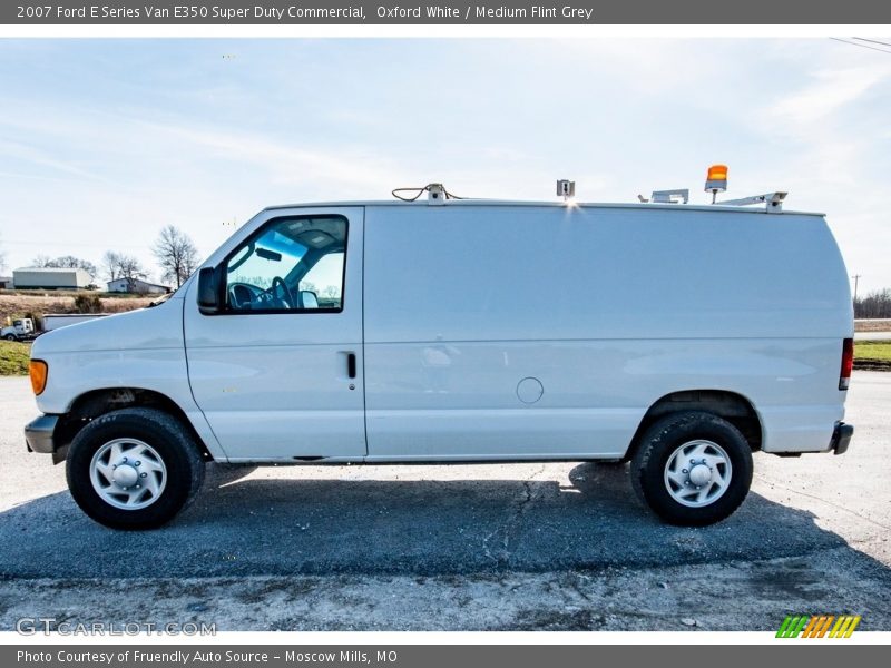 Oxford White / Medium Flint Grey 2007 Ford E Series Van E350 Super Duty Commercial