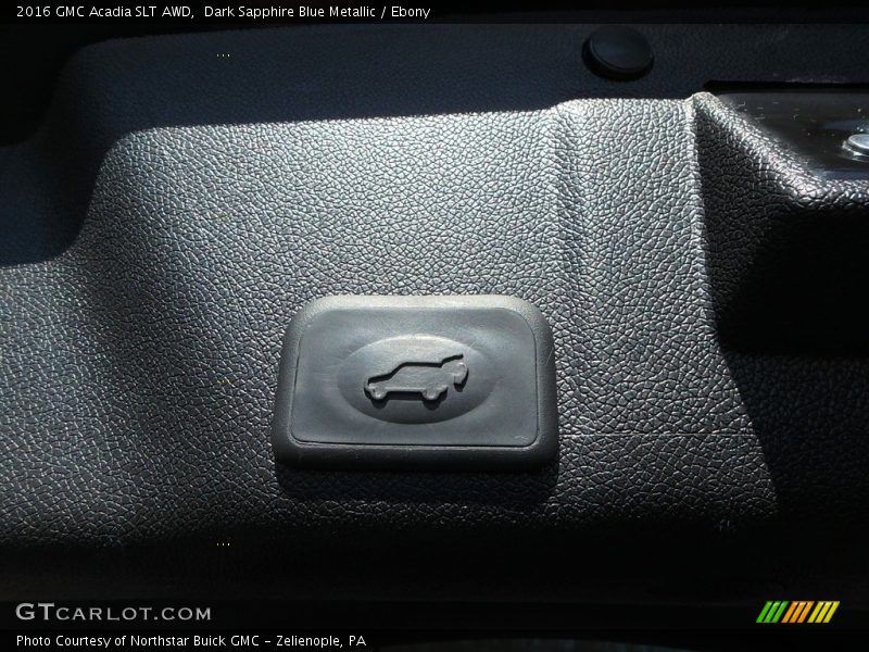 Dark Sapphire Blue Metallic / Ebony 2016 GMC Acadia SLT AWD