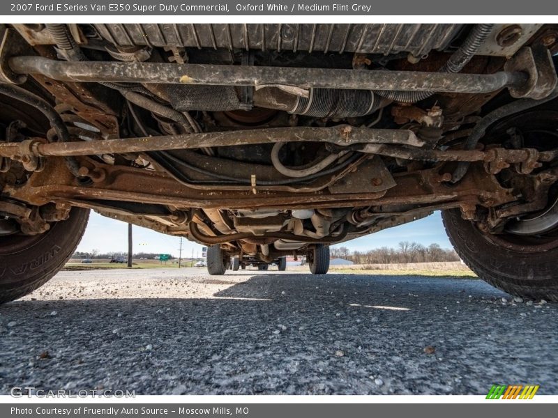 Oxford White / Medium Flint Grey 2007 Ford E Series Van E350 Super Duty Commercial