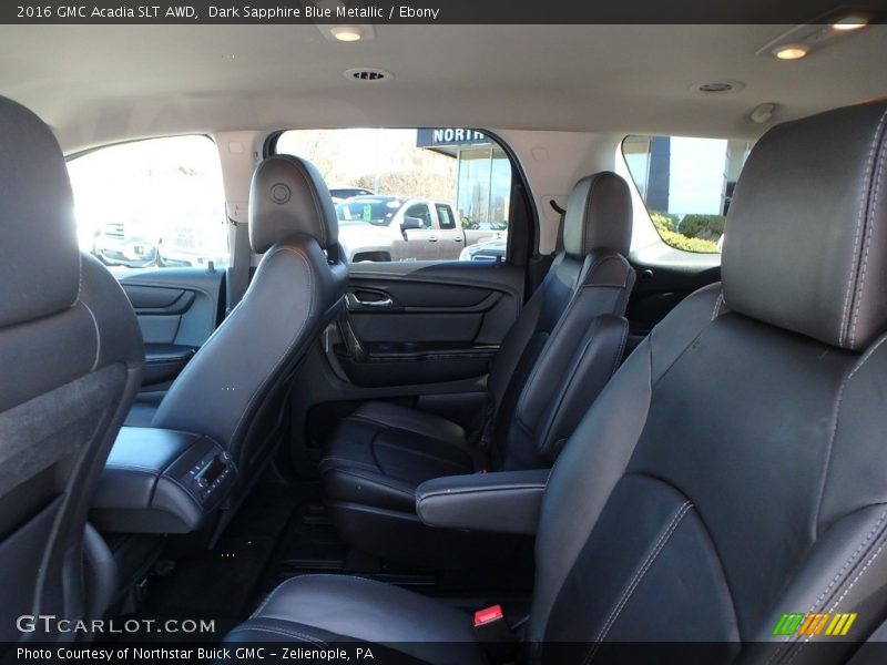 Dark Sapphire Blue Metallic / Ebony 2016 GMC Acadia SLT AWD