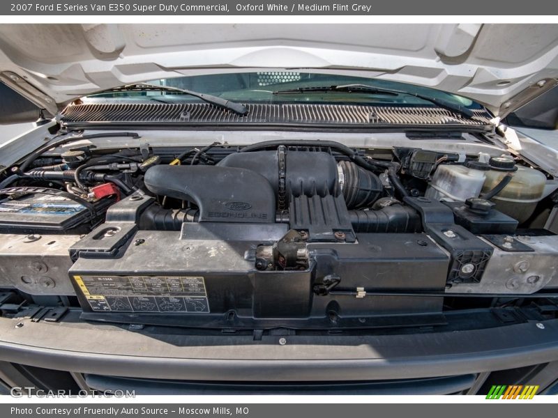 Oxford White / Medium Flint Grey 2007 Ford E Series Van E350 Super Duty Commercial