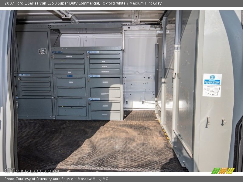 Oxford White / Medium Flint Grey 2007 Ford E Series Van E350 Super Duty Commercial
