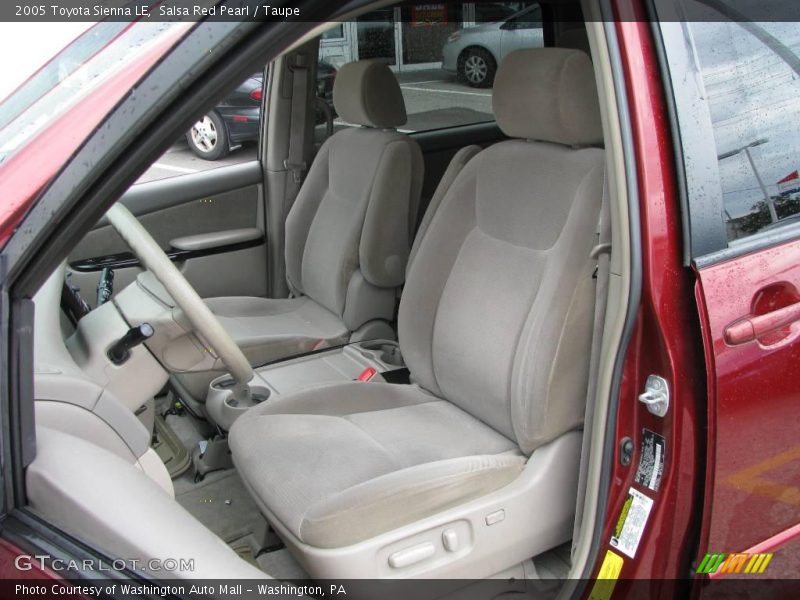 Salsa Red Pearl / Taupe 2005 Toyota Sienna LE