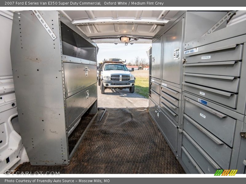 Oxford White / Medium Flint Grey 2007 Ford E Series Van E350 Super Duty Commercial