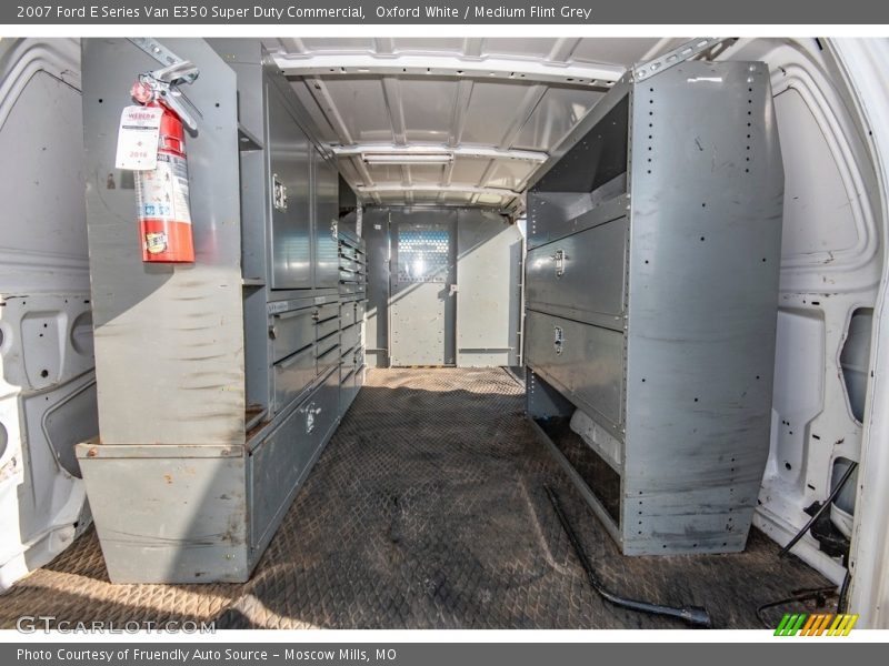 Oxford White / Medium Flint Grey 2007 Ford E Series Van E350 Super Duty Commercial