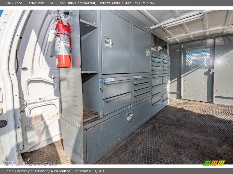 Oxford White / Medium Flint Grey 2007 Ford E Series Van E350 Super Duty Commercial