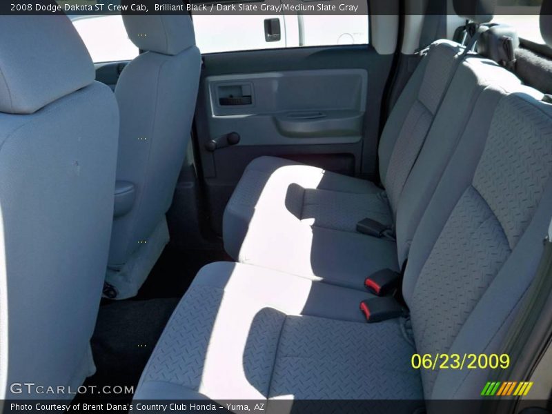 Brilliant Black / Dark Slate Gray/Medium Slate Gray 2008 Dodge Dakota ST Crew Cab