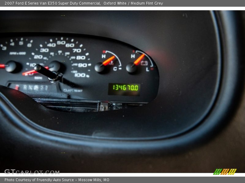Oxford White / Medium Flint Grey 2007 Ford E Series Van E350 Super Duty Commercial