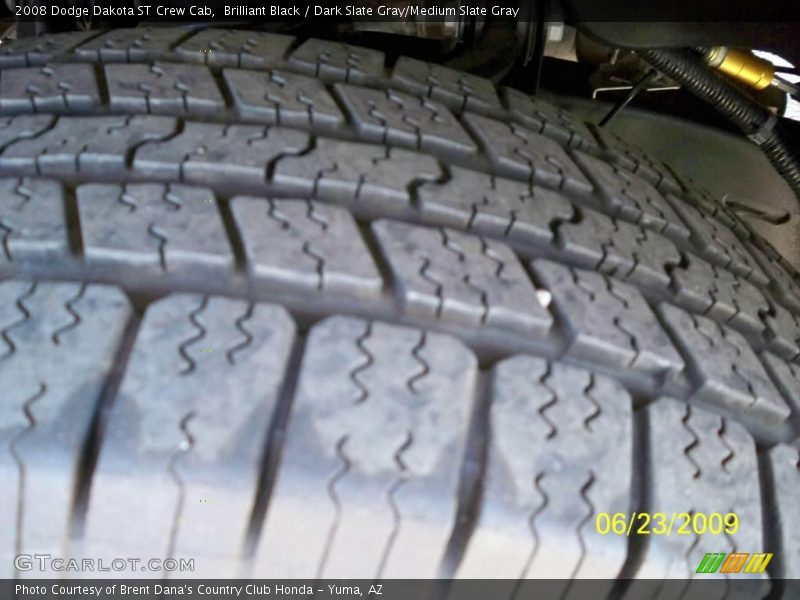 Brilliant Black / Dark Slate Gray/Medium Slate Gray 2008 Dodge Dakota ST Crew Cab
