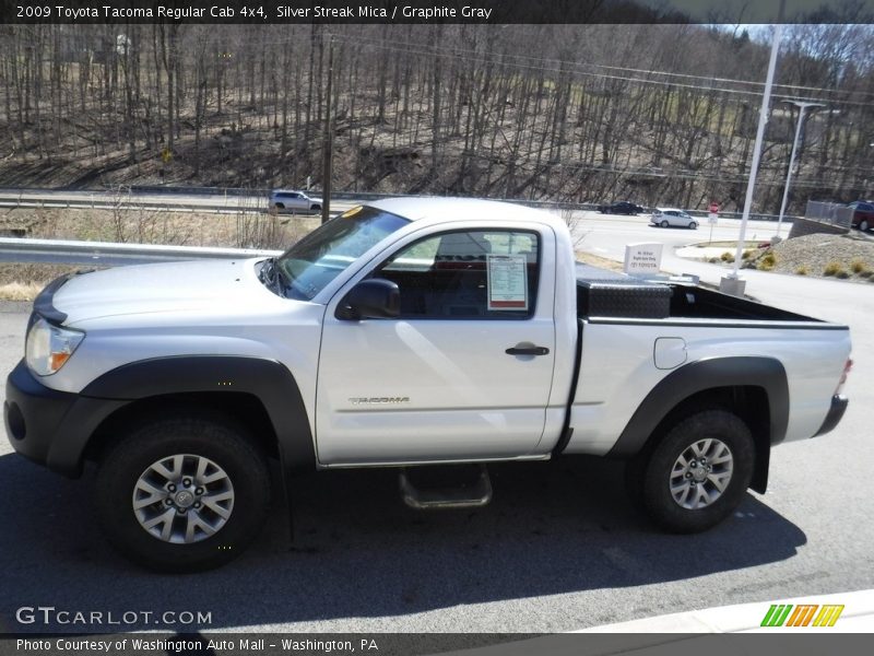 Silver Streak Mica / Graphite Gray 2009 Toyota Tacoma Regular Cab 4x4