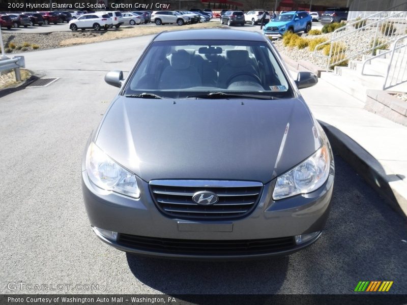 Carbon Gray / Gray 2009 Hyundai Elantra GLS Sedan