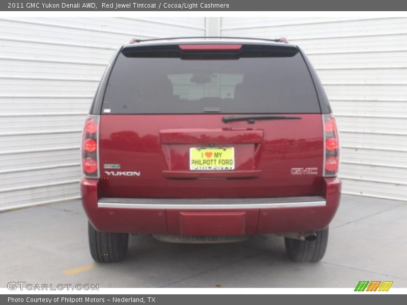 Red Jewel Tintcoat / Cocoa/Light Cashmere 2011 GMC Yukon Denali AWD