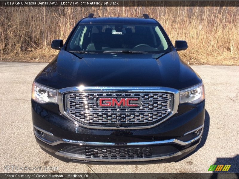 Ebony Twilight Metallic / Jet Black 2019 GMC Acadia Denali AWD