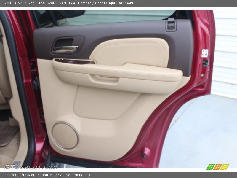 Red Jewel Tintcoat / Cocoa/Light Cashmere 2011 GMC Yukon Denali AWD