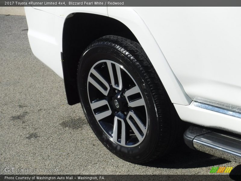 Blizzard Pearl White / Redwood 2017 Toyota 4Runner Limited 4x4