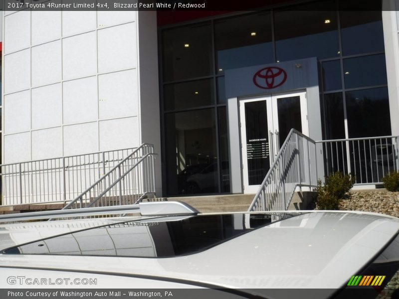Blizzard Pearl White / Redwood 2017 Toyota 4Runner Limited 4x4