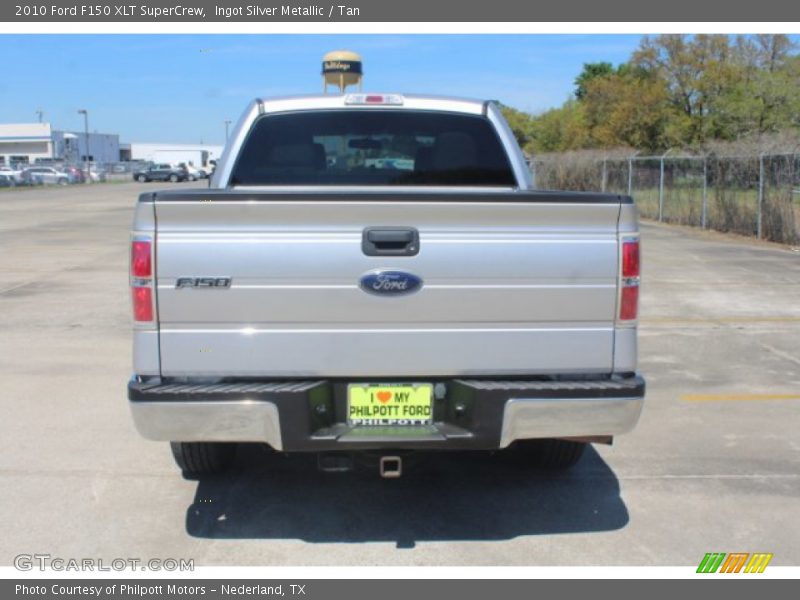 Ingot Silver Metallic / Tan 2010 Ford F150 XLT SuperCrew