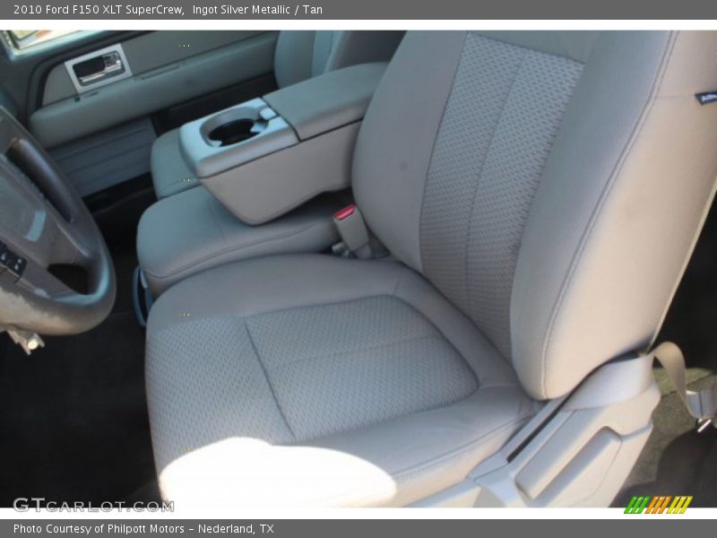 Ingot Silver Metallic / Tan 2010 Ford F150 XLT SuperCrew