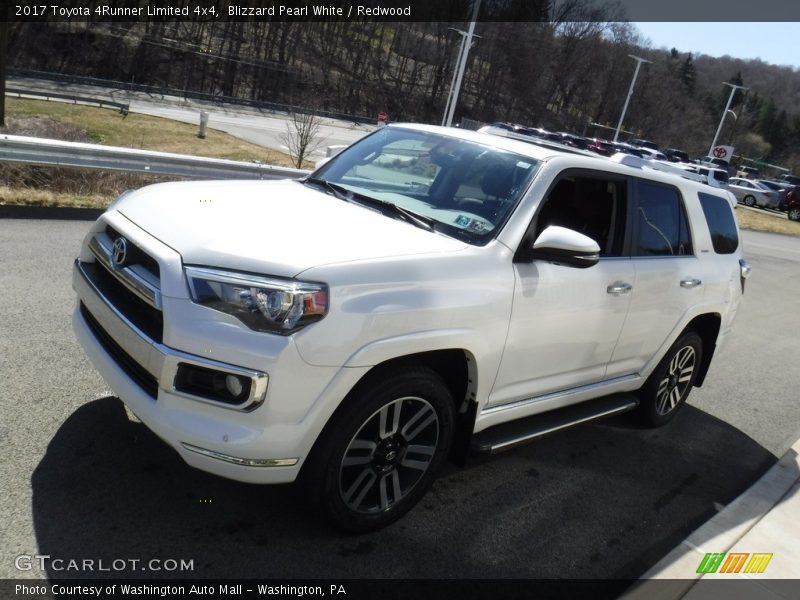 Blizzard Pearl White / Redwood 2017 Toyota 4Runner Limited 4x4