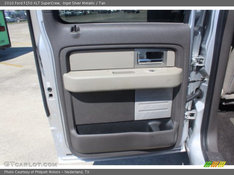 Ingot Silver Metallic / Tan 2010 Ford F150 XLT SuperCrew