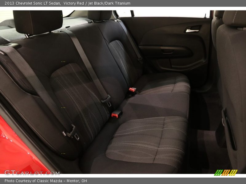 Victory Red / Jet Black/Dark Titanium 2013 Chevrolet Sonic LT Sedan