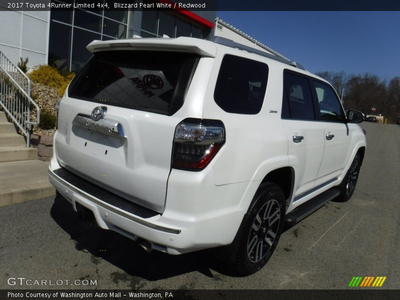 Blizzard Pearl White / Redwood 2017 Toyota 4Runner Limited 4x4