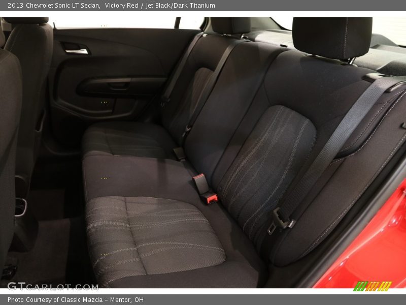 Victory Red / Jet Black/Dark Titanium 2013 Chevrolet Sonic LT Sedan