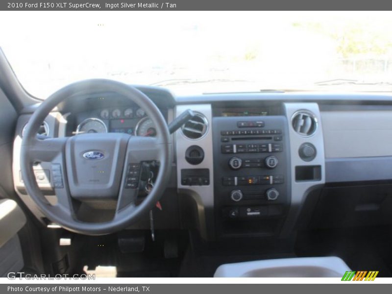Ingot Silver Metallic / Tan 2010 Ford F150 XLT SuperCrew