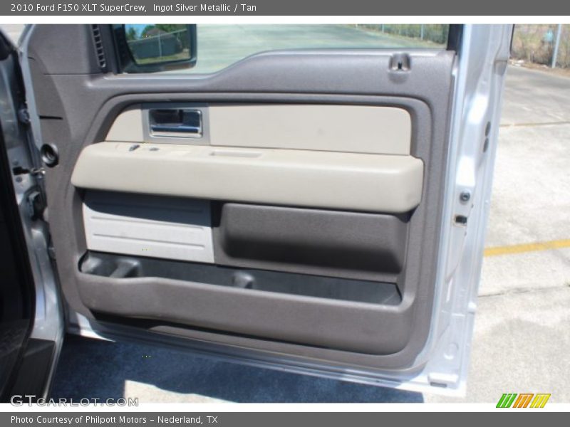 Ingot Silver Metallic / Tan 2010 Ford F150 XLT SuperCrew