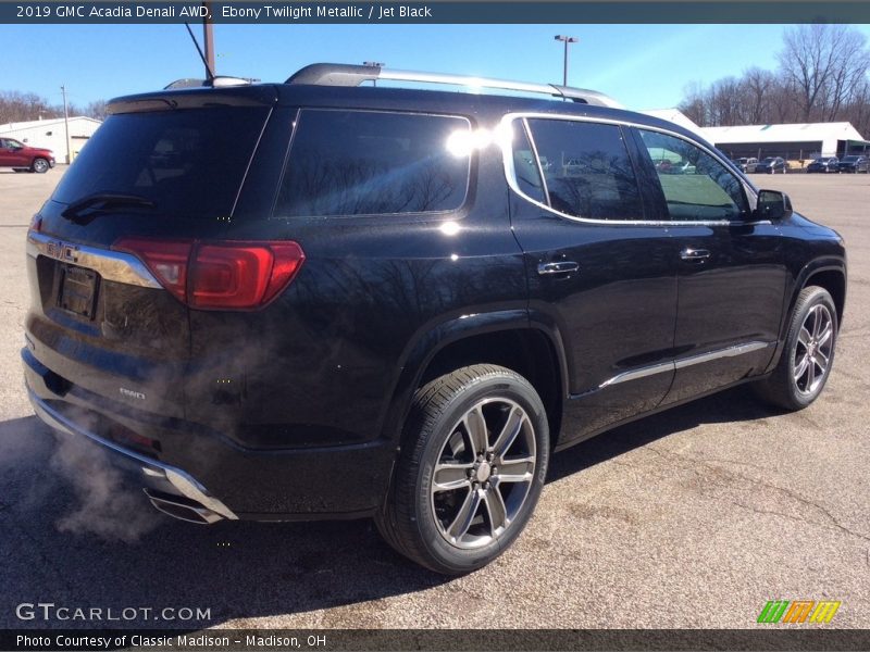 Ebony Twilight Metallic / Jet Black 2019 GMC Acadia Denali AWD