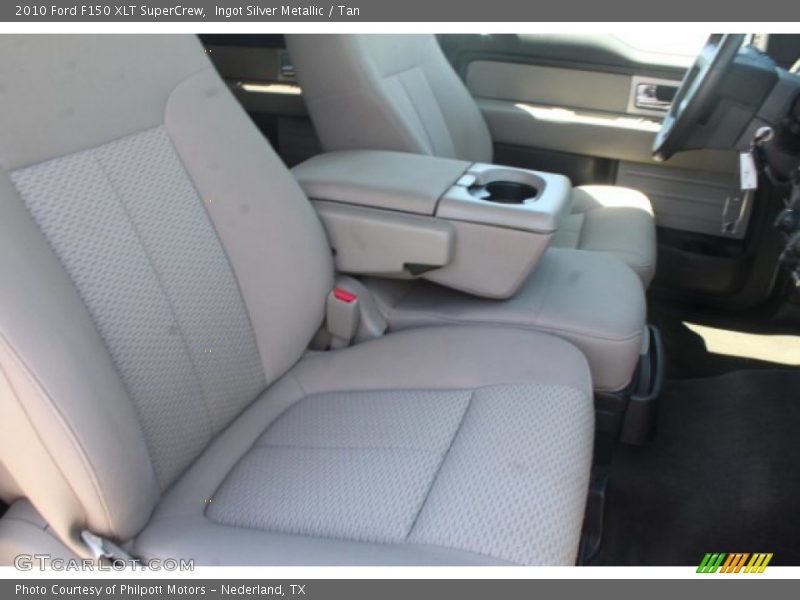 Ingot Silver Metallic / Tan 2010 Ford F150 XLT SuperCrew
