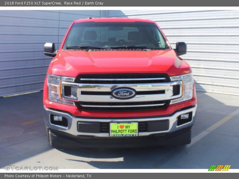 Race Red / Earth Gray 2018 Ford F150 XLT SuperCrew