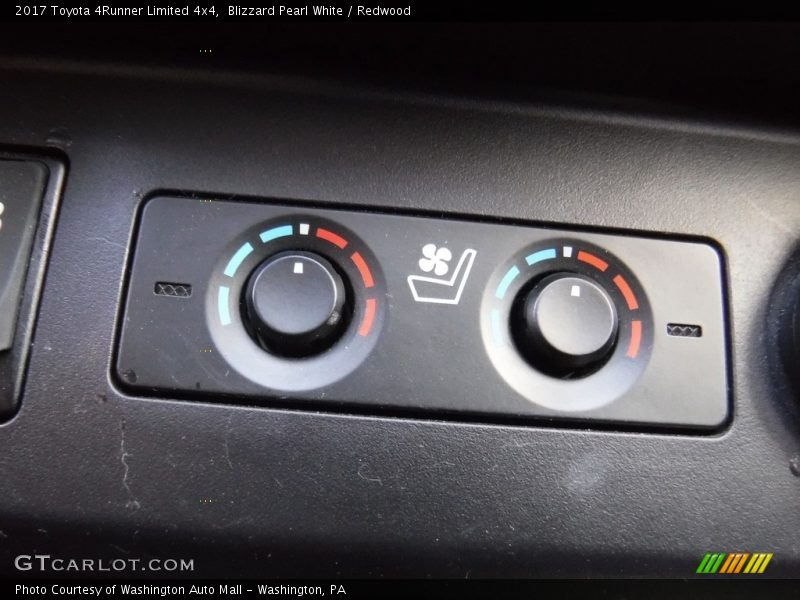 Blizzard Pearl White / Redwood 2017 Toyota 4Runner Limited 4x4