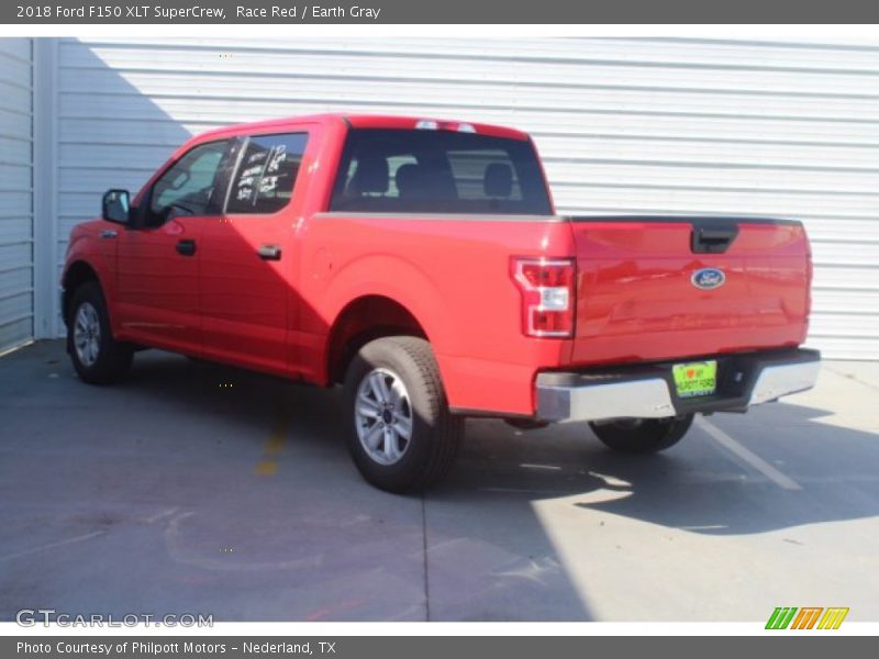 Race Red / Earth Gray 2018 Ford F150 XLT SuperCrew