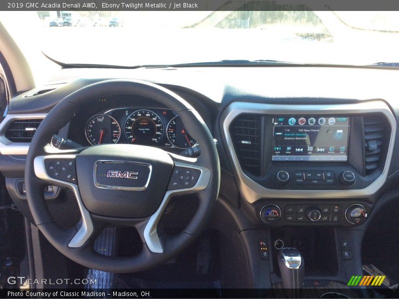 Ebony Twilight Metallic / Jet Black 2019 GMC Acadia Denali AWD