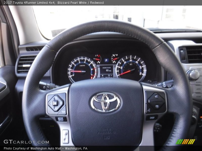 Blizzard Pearl White / Redwood 2017 Toyota 4Runner Limited 4x4