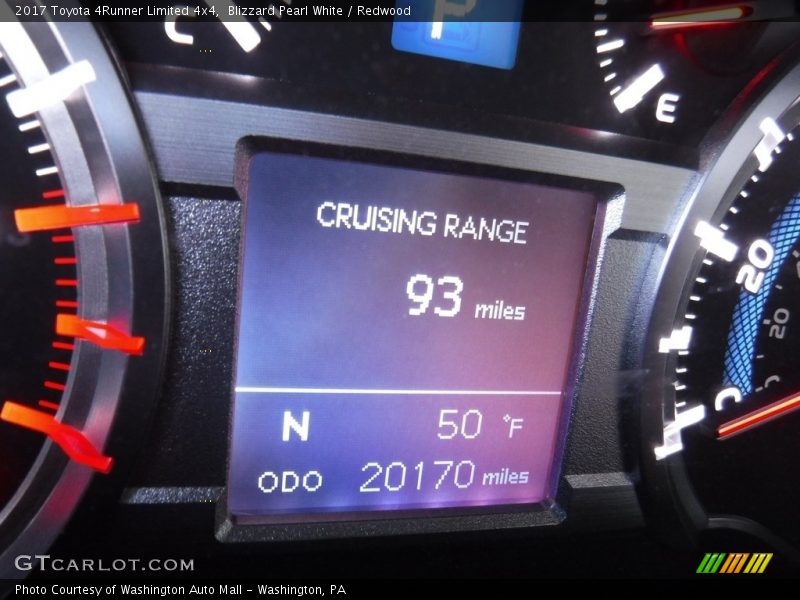 Blizzard Pearl White / Redwood 2017 Toyota 4Runner Limited 4x4