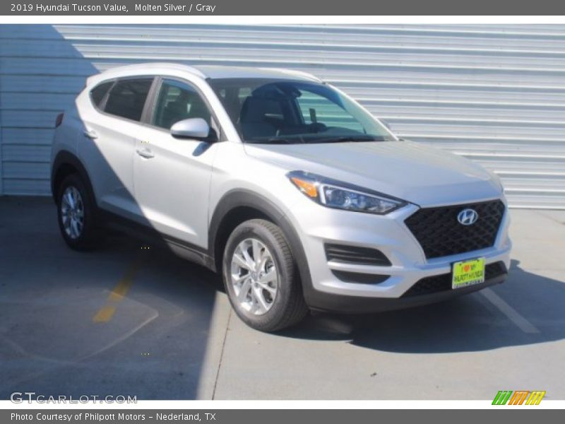 Molten Silver / Gray 2019 Hyundai Tucson Value