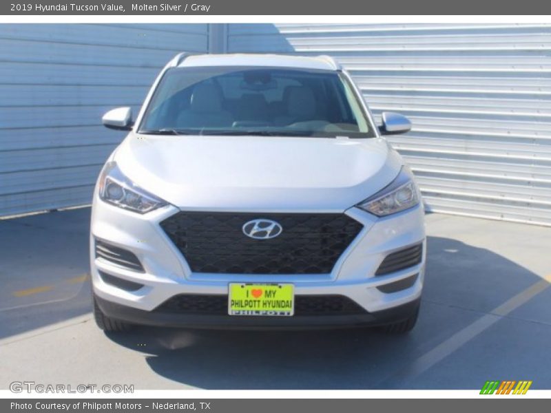 Molten Silver / Gray 2019 Hyundai Tucson Value